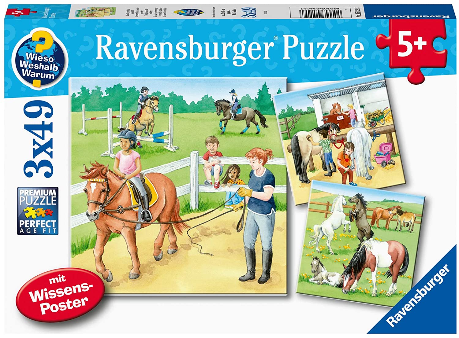 Ravensburger 3 Puzzles - Ein Tag Auf Dem Reiterhof 49 Teile Puzzle Ravensburger-05129 Ravensburger 3 Puzzles - Ein Tag Auf Dem Reiterhof 49 Teile Puzzle Ravensburger-05129 von Ravensburger