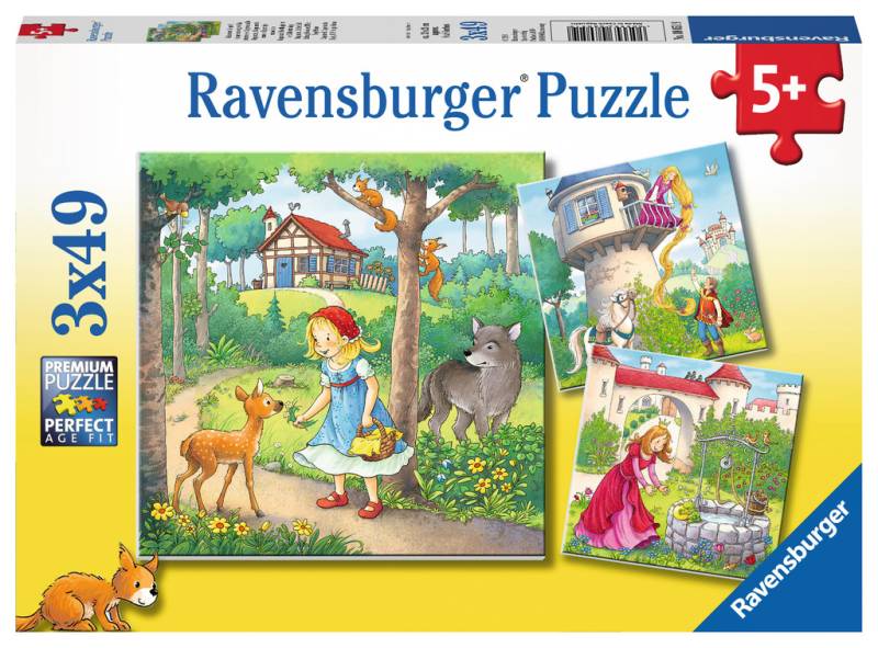 Ravensburger 3 Puzzles - Geschichten und Legenden 49 Teile Puzzle Ravensburger-08051 von Ravensburger