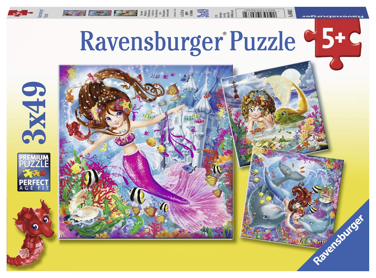 Ravensburger 3 Puzzles - Meerjungfrauen 49 Teile Puzzle Ravensburger-08063 Ravensburger 3 Puzzles - Meerjungfrauen 49 Teile Puzzle Ravensburger-08063 von Ravensburger