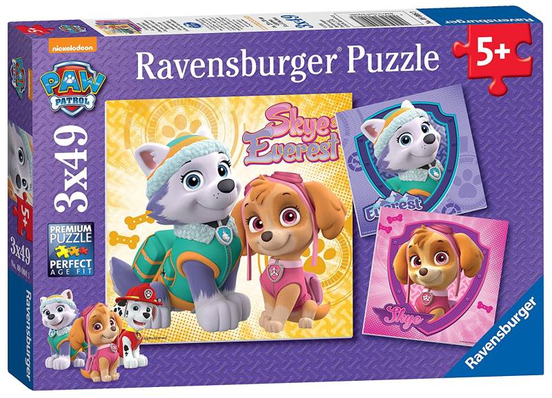 Ravensburger 3 Puzzles - Paw Patrol 49 Teile Puzzle Ravensburger-08008 von Ravensburger