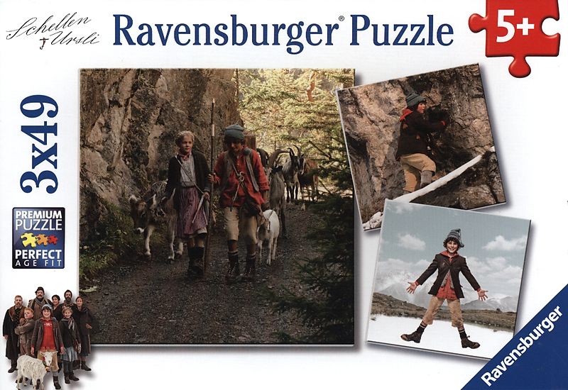 Ravensburger 3 Puzzles - Schellen Ursli 49 Teile Puzzle Ravensburger-09303 Ravensburger 3 Puzzles - Schellen Ursli 49 Teile Puzzle Ravensburger-09303 von Ravensburger