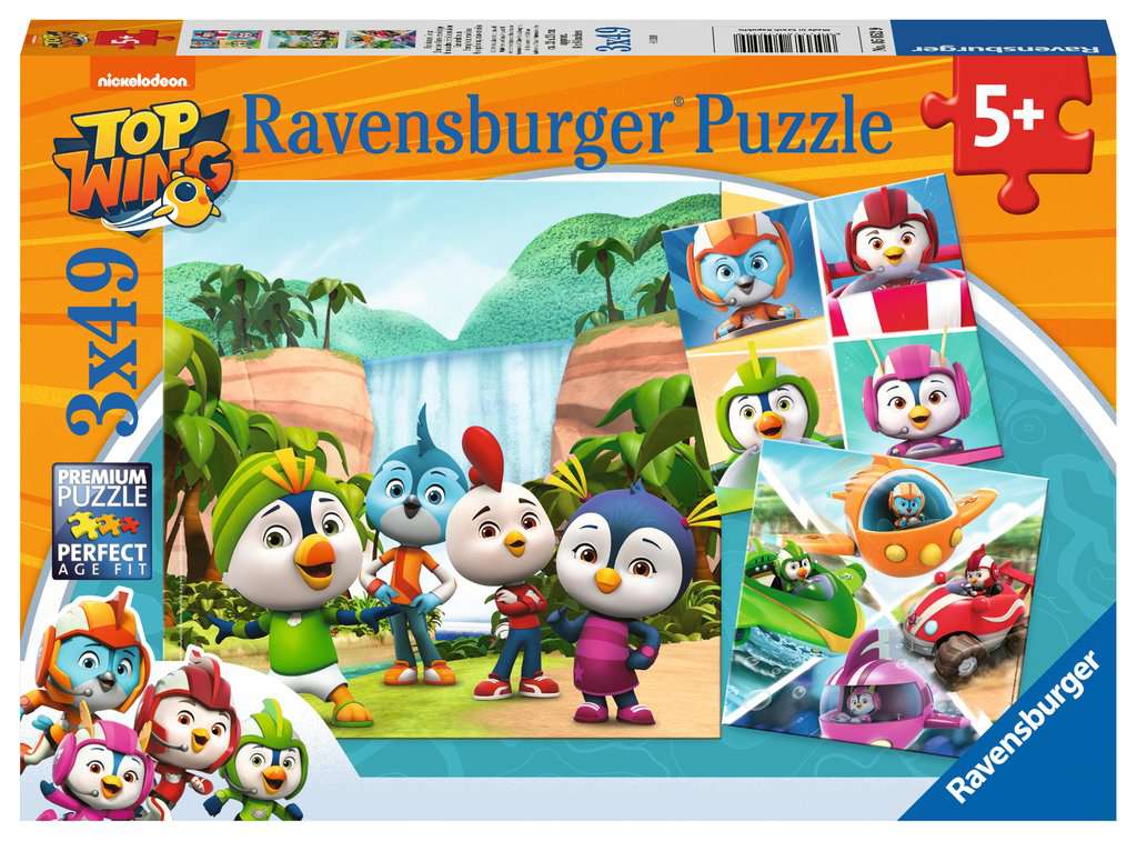 Ravensburger 3 Puzzles - Top Wing 49 Teile Puzzle Ravensburger-05052 von Ravensburger