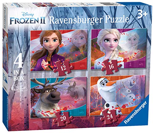 Kinderpuzzle 12, 16, 20, 24 Teile - Disney Die Eiskönigin 2 - DFZ: Disney Frozen 2 12/16/20/24p von Ravensburger