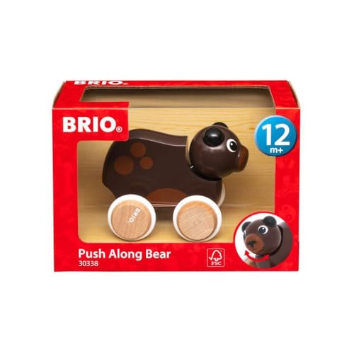 BRIO 30338 Lustiger Schiebebär - Süßer tierischer Begleiter in klassischer BRIO-Optik - Empfohlen ab 12 Monaten BRIO 30338 Lustiger Schiebebär - Süßer tierischer Begleiter in klassischer BRIO-Optik - Empfohlen ab 12 Monaten von BRIO