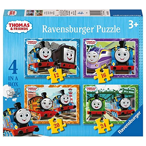 Ravensburger Thomas & Friends Jigsaw Puzzles for Kids Age 3 Years Up - 4 in a Box (12, 16, 20, 24 Pieces) - Educational Toys for Toddlers von Ravensburger