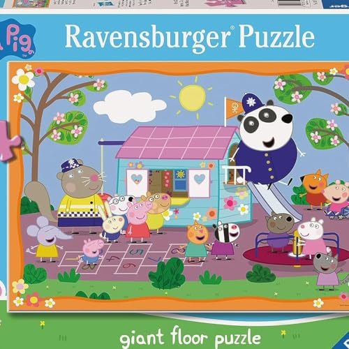 Ravensburger Peppa Pig 24 riesige Boden-Puzzles für Kinder ab 3 Jahren, große Figuren, Schwarz Ravensburger Peppa Pig 24 riesige Boden-Puzzles für Kinder ab 3 Jahren, große Figuren, Schwarz von Ravensburger