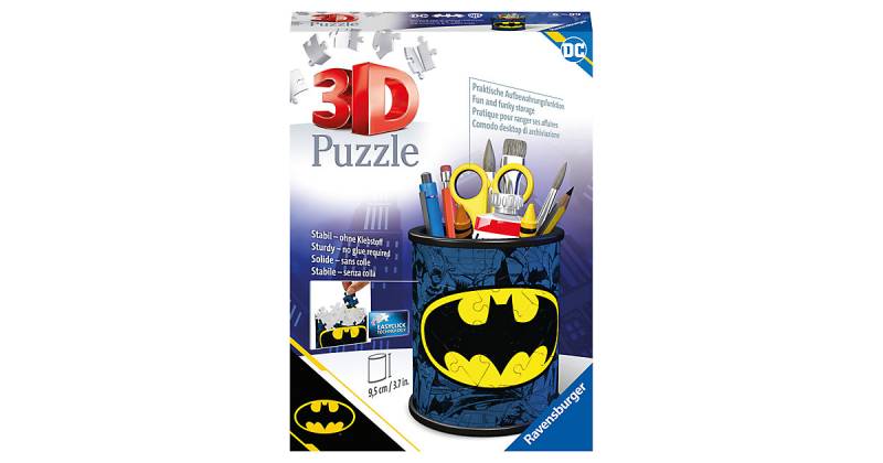 Ravensburger 3D Puzzle 11275 - Utensilo Batman - 54 Teile - Stiftehalter Batman Fans ab 6 Jahren, Schreibtisch-Organizer Kinder  Kinder von Ravensburger