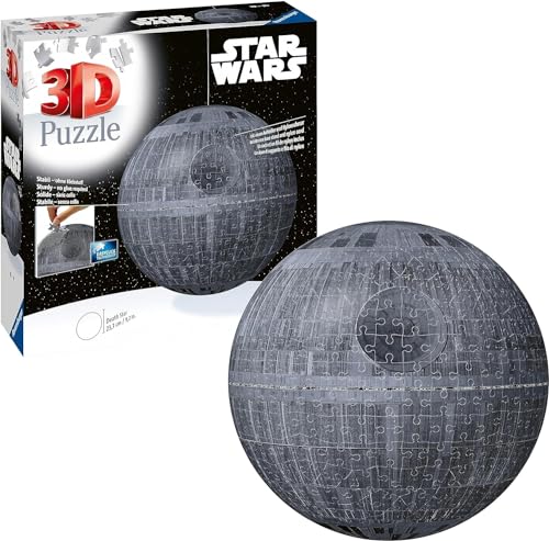 Ravensburger 3D Puzzle 11555 - Star Wars Todesstern - 540 Teile - Puzzleball für Erwachsene und Kinder ab 10 Jahren, Geschenk zum Vatertag und anderen Anlässen von Ravensburger
