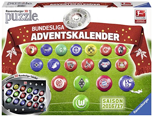 Ravensburger 3D Puzzle 11696 - Bundesliga Adventskalender von Ravensburger 3D Puzzle