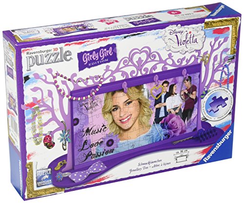 Schmuckbäumchen - Violetta Girly Girl Edition. Puzzle: Erlebe Puzzeln in der 3. Dimension von Ravensburger 3D Puzzle