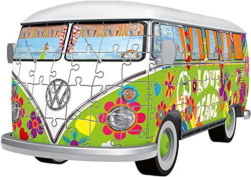 Ravensburger 3D Puzzle 12532 - Volkswagen T1 - Hippie Style - 162 Teile von Ravensburger 3D Puzzle