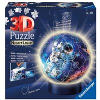 3D Puzzle Ravensburger Puzzle-Ball Nachtlicht Astronauten im Weltall 72 Teile von Ravensburger