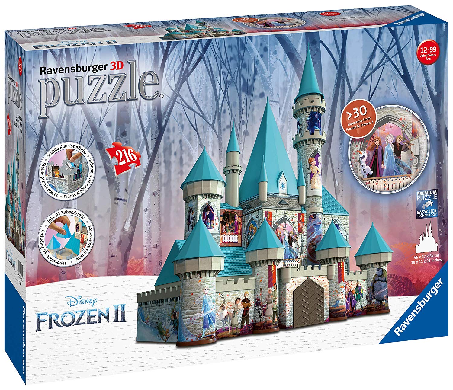 Ravensburger 3D Puzzle - Frozen II 216 Teile Puzzle Ravensburger-11156 von Ravensburger