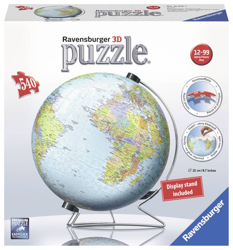 Ravensburger 3D-Puzzle Globus 540 Teile von Ravensburger