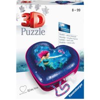 Ravensburger - 3D Puzzle - Herzschatulle - Bezaubernde Meerjungfrauen, 54 Teile Ravensburger - 3D Puzzle - Herzschatulle - Bezaubernde Meerjungfrauen, 54 Teile von Ravensburger