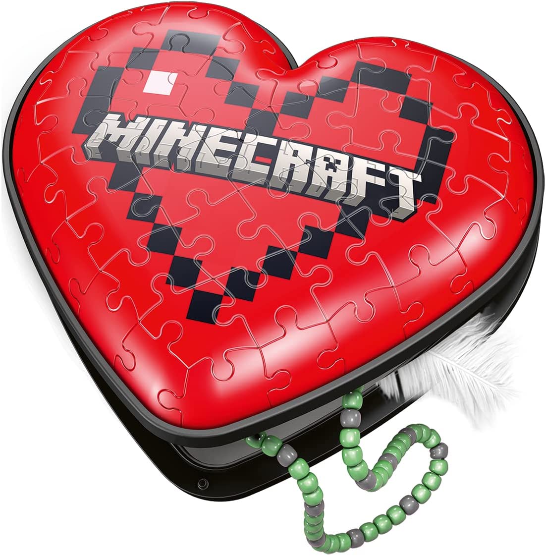 Ravensburger 3D Puzzle - Herzschatulle - Minecraft 54 Teile Puzzle Ravensburger-11285 Ravensburger 3D Puzzle - Herzschatulle - Minecraft 54 Teile Puzzle Ravensburger-11285 von Ravensburger