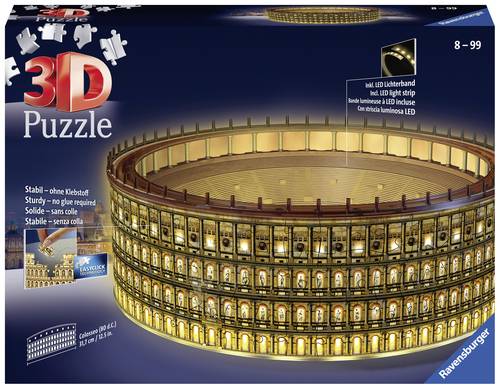 Ravensburger 3D Puzzle Kolosseum bei Nacht 216 Teile 11148 1St. von Ravensburger