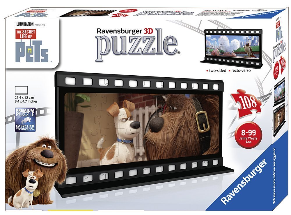 Ravensburger 3D Puzzle - The Secret Life of Pets 108 Teile Puzzle Ravensburger-11213 Ravensburger 3D Puzzle - The Secret Life of Pets 108 Teile Puzzle Ravensburger-11213 von Ravensburger