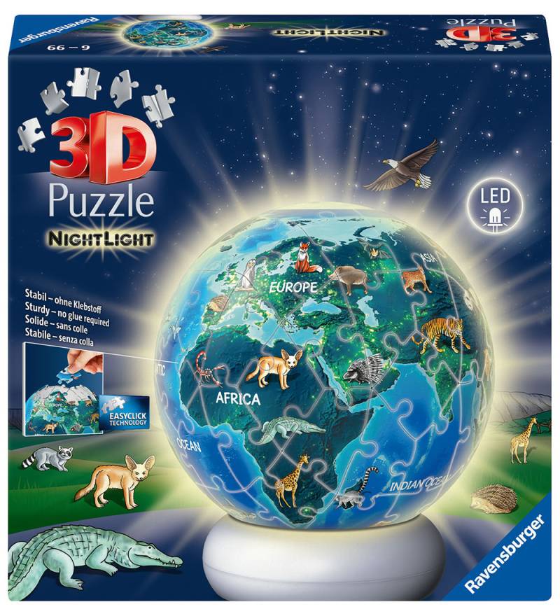 Ravensburger 3D Puzzlespiel/Nachtlicht - 73 Teile - Nachtlicht D - Ravensburger - One Size - Puzzlespiele Ravensburger 3D Puzzlespiel/Nachtlicht - 73 Teile - Nachtlicht D - Ravensburger - One Size - Puzzlespiele von Ravensburger