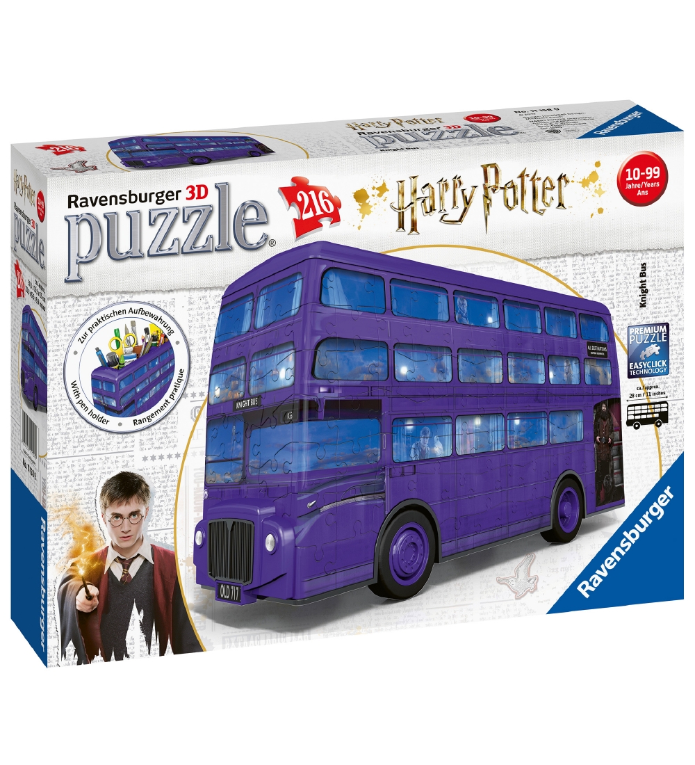Ravensburger 3D Puzzlespiel - 216 Teile - Harry Potter Nachtbus - Ravensburger - One Size - Puzzlespiele von Ravensburger