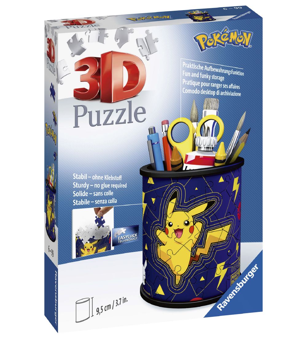 Ravensburger 3D Puzzlespiel - 54 Teile - Pokémon Bleistift Cup - Ravensburger - One Size - Puzzlespiele Ravensburger 3D Puzzlespiel - 54 Teile - Pokémon Bleistift Cup - Ravensburger - One Size - Puzzlespiele von Ravensburger