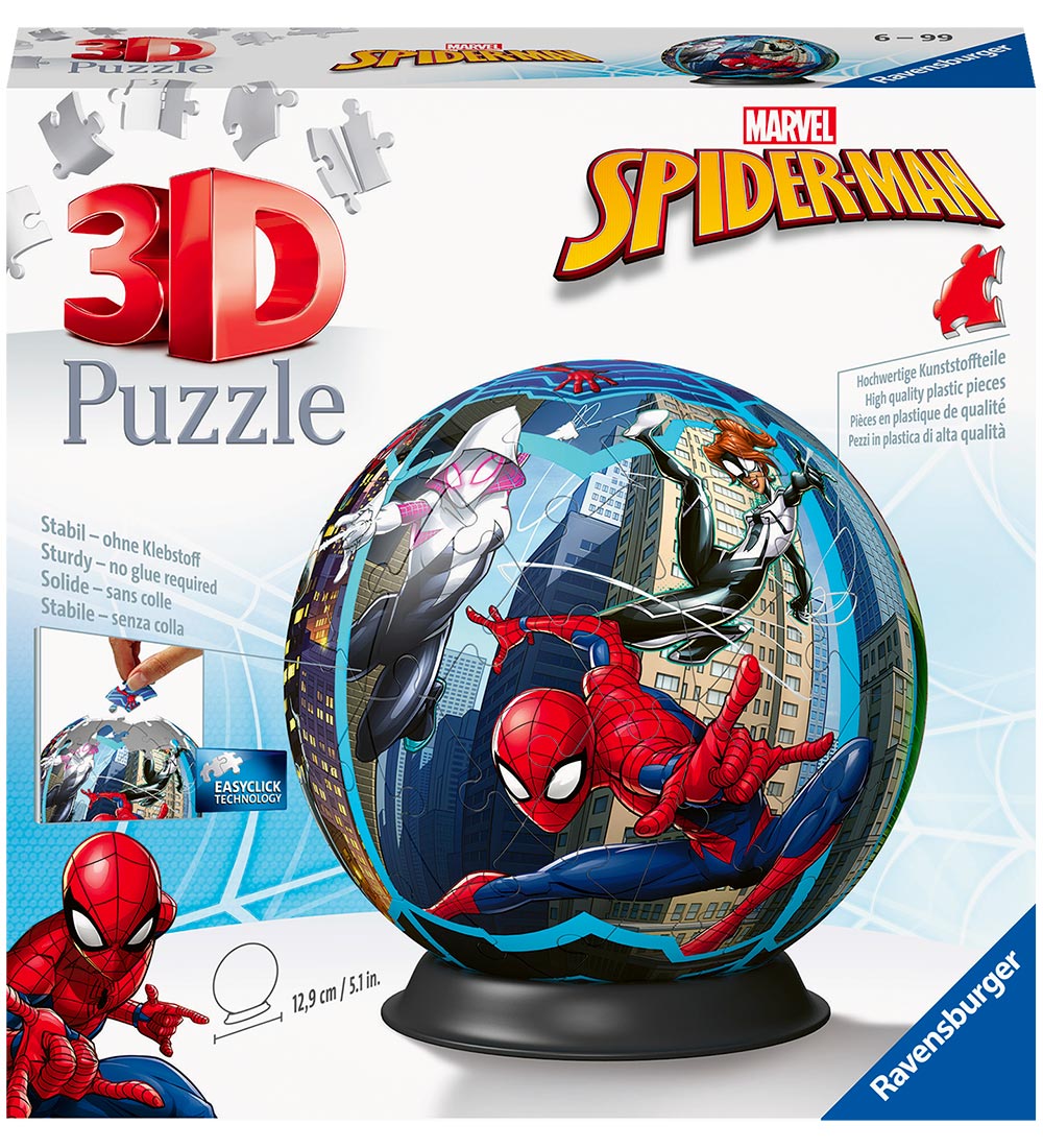 Ravensburger 3D Puzzlespiel - 72 Teile - Spider-Man - Ravensburger - One Size - Puzzlespiele Ravensburger 3D Puzzlespiel - 72 Teile - Spider-Man - Ravensburger - One Size - Puzzlespiele von Ravensburger