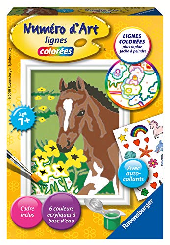 Ravensburger 4005556276806 Numéro d'art Mini - Cheval et Stickers Horse Kreativ, Farbenfroh, S Ravensburger 4005556276806 Numéro d'art Mini - Cheval et Stickers Horse Kreativ, Farbenfroh, S von Ravensburger