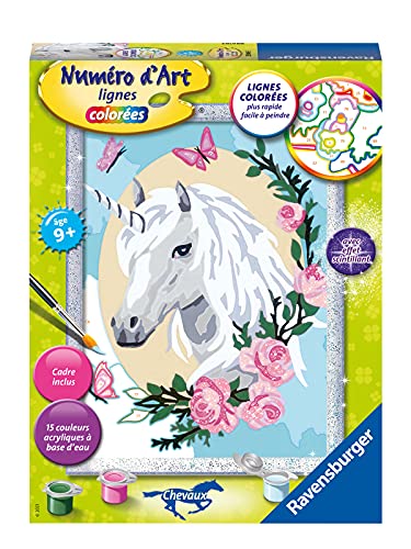 Ravensburger – Malen nach Zahlen, Malen nach Zahlen, Blumenmotiv, 4005556290499 von Ravensburger