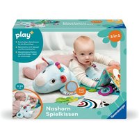 Play+ Nashorn Spielkissen (für die Bauchlage) - ab 0 Monate von Ravensburger Verlag GmbH
