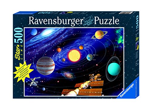 Ravensburger - 500 Teile Star Line fluoreszierend - Das Sonnensystem von Ravensburger