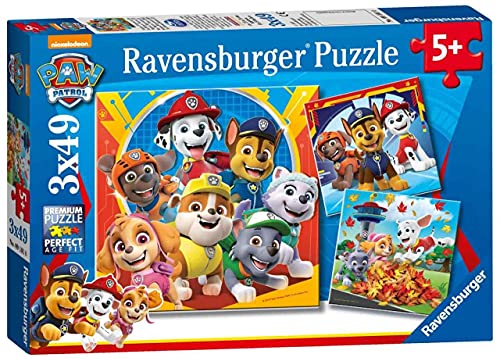 Ravensburger 5048 Paw Patrol 3 x 49 Teile Puzzle für Kinder ab 5 Jahren, 0 von Ravensburger