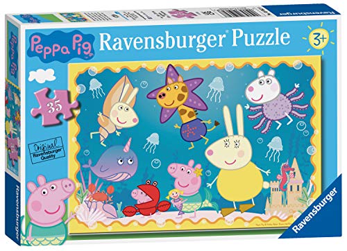 Peppa Pig 5062 Peppa Wutz Ravensburger Unterwasser-Abenteuer, 35-teiliges Puzzle für Kinder ab 3 Jahren, verschieden von Peppa Pig
