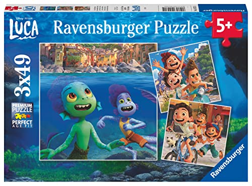 Ravensburger 5571, Mehrfarbig, 05571, Luca, 3 x 49 Teile, Puzzle für Kinder, Empfohlenes Alter 5 Jahre von Ravensburger