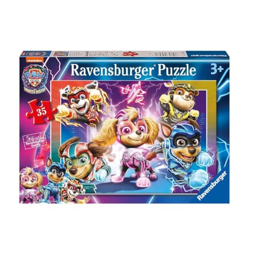 Ravensburger Paw Patrol Mighty Movie – 35-teiliges Puzzle für Kinder ab 3 Jahren – Kleinkindspielzeug von Ravensburger