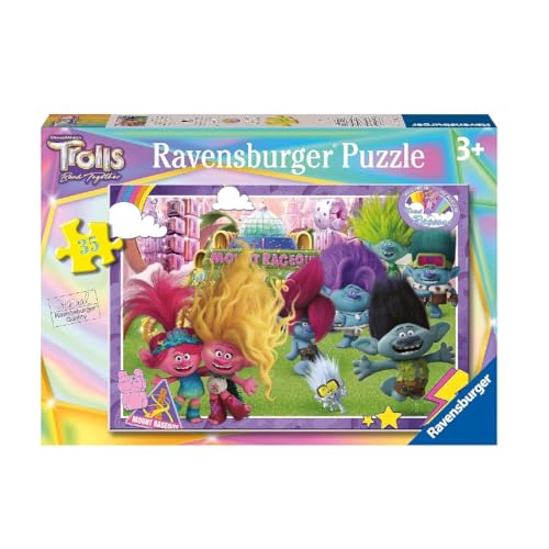 Ravensburger - Puzzle Trolls 3 Sammlung 35 Teile, Puzzle für Kinder, Empfohlenes Alter 3+ Jahre von Ravensburger