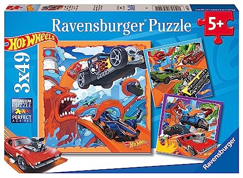Ravensburger - Puzzle How Wheels, Kollektion 3 x 49, 3 Puzzle 49 Teile, Puzzle für Kinder, Empfohlenes Alter 5+ Jahre Ravensburger - Puzzle How Wheels, Kollektion 3 x 49, 3 Puzzle 49 Teile, Puzzle für Kinder, Empfohlenes Alter 5+ Jahre von Ravensburger