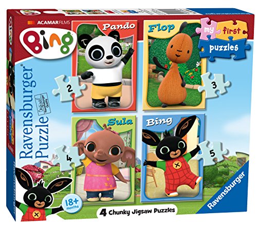 Ravensburger 6869 Bing Bunny-My First Puzzles (2, 3, 4 und 5 Stück) Kleinkindspielzeug für Kinder ab 18 Monaten von Ravensburger