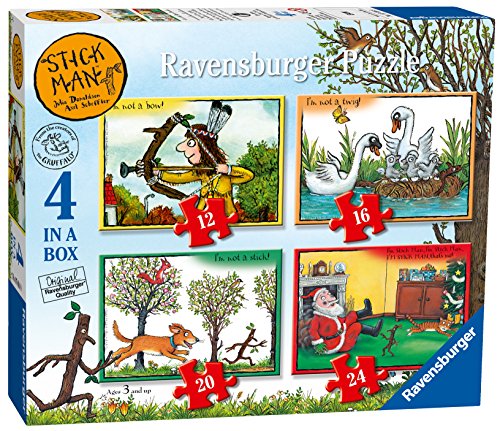 Ravensburger 7016 Puzzle-Set Stockmann, 4 in Einer Schachtel, 12, 16, 20 und 24 Teile von Ravensburger