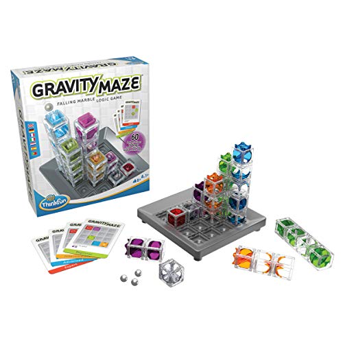 ThinkFun - 76433 - Gravity Maze - das spannende Kugellabyrinth für Mädchen und Jungen ab 8 Jahren, Gehirntraining mit einer Kugelbahn im neuen Verpackungsdesign von ThinkFun