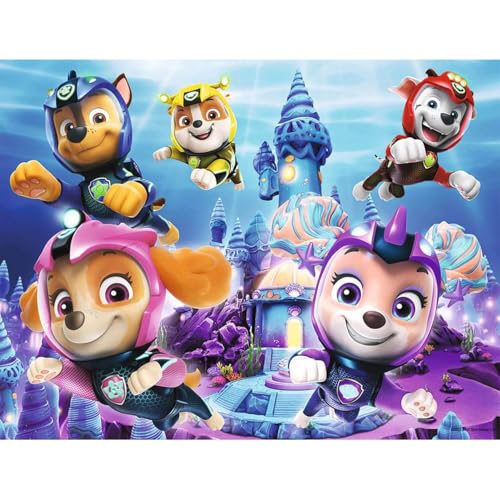 Nathan Kinderpuzzle, 30 Teile, Unterwassermission, Paw Patrol, Mädchen oder Jungen ab 4 Jahren, hochwertiges Puzzle, Dicker und robuster Karton, Paw Patrol, 86214 Nathan Kinderpuzzle, 30 Teile, Unterwassermission, Paw Patrol, Mädchen oder Jungen ab 4 Jahren, hochwertiges Puzzle, Dicker und robuster Karton, Paw Patrol, 86214 von NATHAN