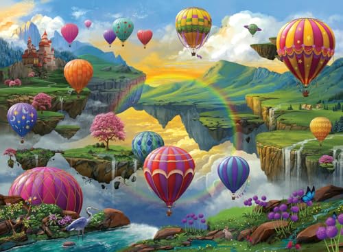 500 Teile - Air Balloon Valley von Ravensburger