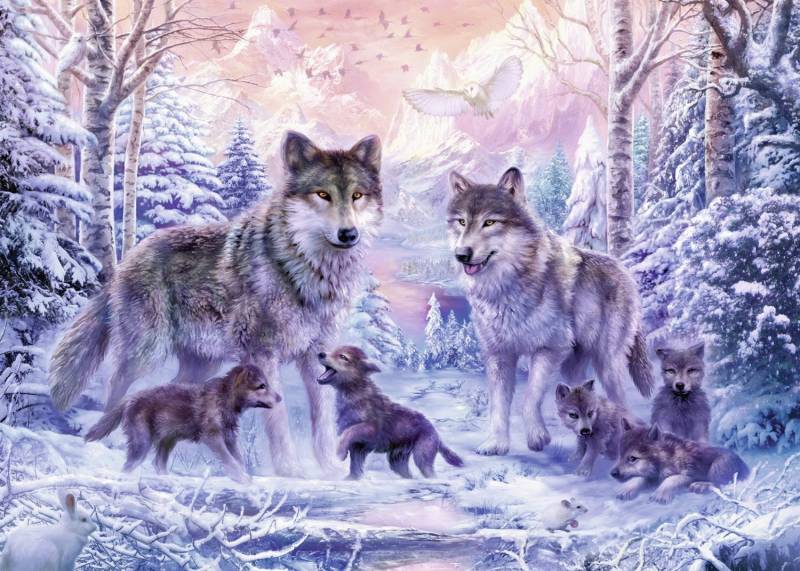 Ravensburger Arktische Wölfe 1000 Teile Puzzle Ravensburger-00647 von Ravensburger