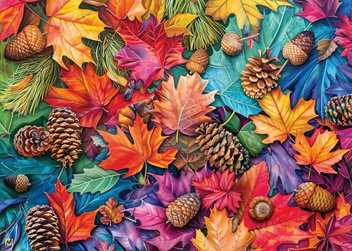 Ravensburger Autumn Riches Puzzle mit 500 Teilen, Premium-Qualität, hergestellt in Europa, FSC-zertifizierte Materialien Ravensburger Autumn Riches Puzzle mit 500 Teilen, Premium-Qualität, hergestellt in Europa, FSC-zertifizierte Materialien von Ravensburger