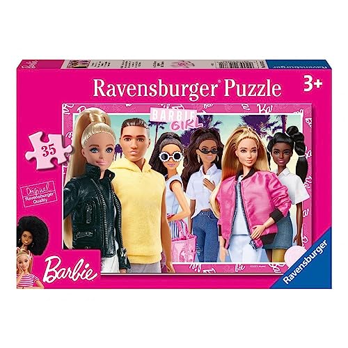 Ravensburger - Barbie-Puzzle, 35-teilige Sammlung, Puzzle für Kinder, Empfohlenes Alter 3+ Jahre von Ravensburger