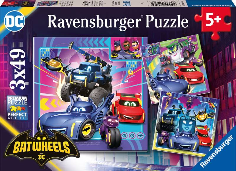 Ravensburger Batwheels Puzzles 3x49 Teile von Ravensburger