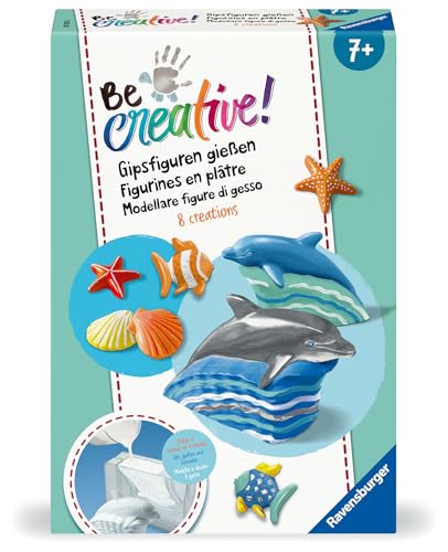 Ravensburger BeCreative Gipsgießen Delphin - Bastelset für Kinder ab 7 Jahren, Gipsfiguren gießen und bemalen für Mädchen und Jungen - 25535 - Geburtstagsgeschenke, Deko selber basteln Ravensburger BeCreative Gipsgießen Delphin - Bastelset für Kinder ab 7 Jahren, Gipsfiguren gießen und bemalen für Mädchen und Jungen - 25535 - Geburtstagsgeschenke, Deko selber basteln von Ravensburger