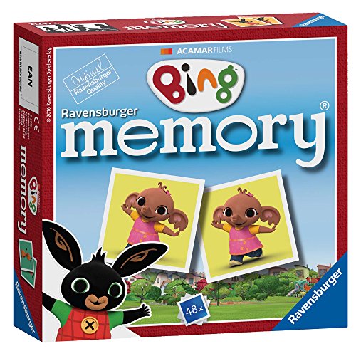 Ravensburger Cbeebies Bing Bunny Mini-Memory-Bild, Schnapppaar, Spiel für Kinder ab 3 Jahren von Ravensburger