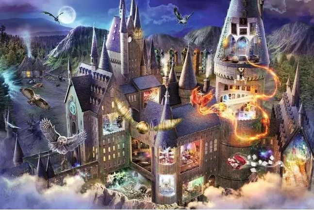 Ravensburger Blick auf das Schloss Hogwarts / Harry Potter 3000 Teile Puzzle Ravensburger-17561 von Ravensburger