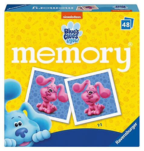 Ravensburger Blue's Clues Mini-Memory-Spiel – passende Bilder für Kinder ab 3 Jahren – Lernspielzeug für Kinder, 20899, Mehrfarbig von Ravensburger