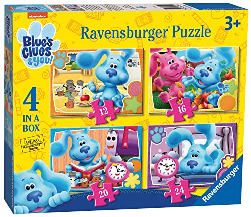 Ravensburger Blue's Clues Puzzle für Kinder ab 3 Jahren, 10,2 cm Box (12, 16, 20, 24 Teile) von Ravensburger